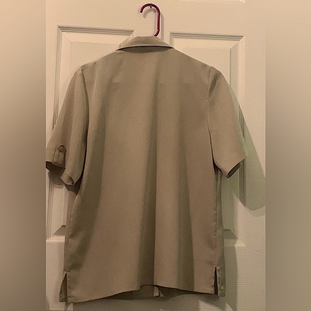 Tan button up - Picture 2 of 3